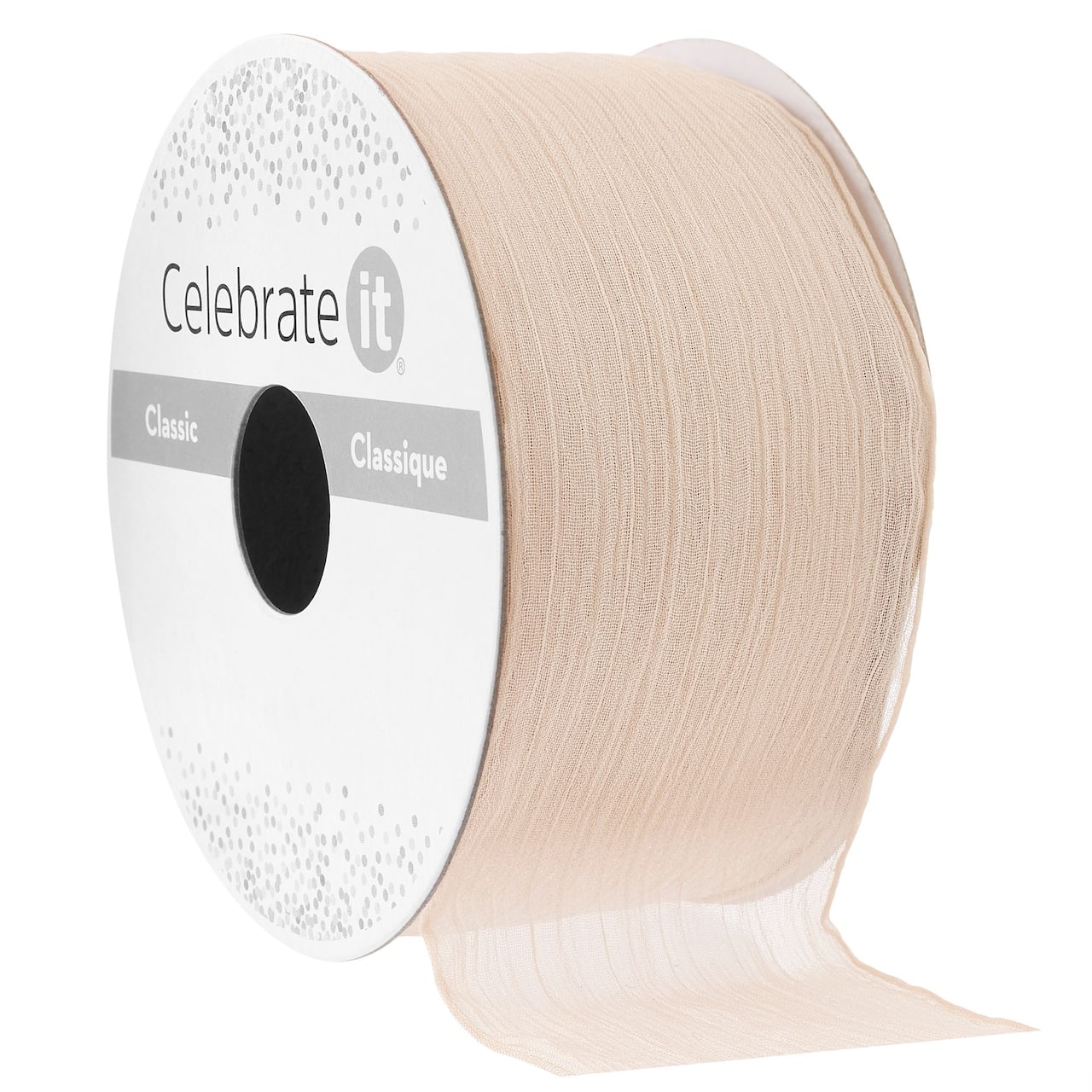 12 Pack: 1.5" x 3yd. Wired Crackle Chiffon Ribbon by Celebrate It™